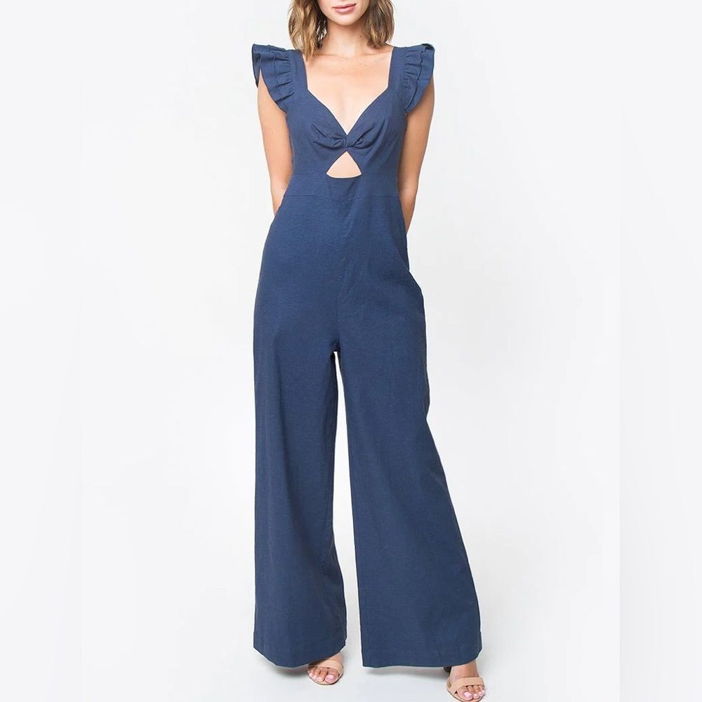 Sugarlips Murphy Jumpsuit Dark Navy XS
